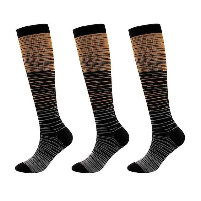 Gradient Compression Socks (3-Pack)