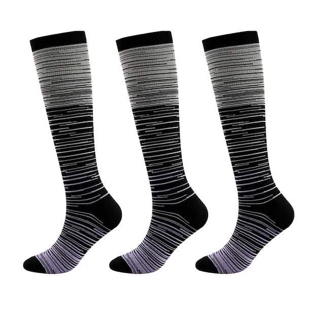 Gradient Compression Socks (3-Pack)