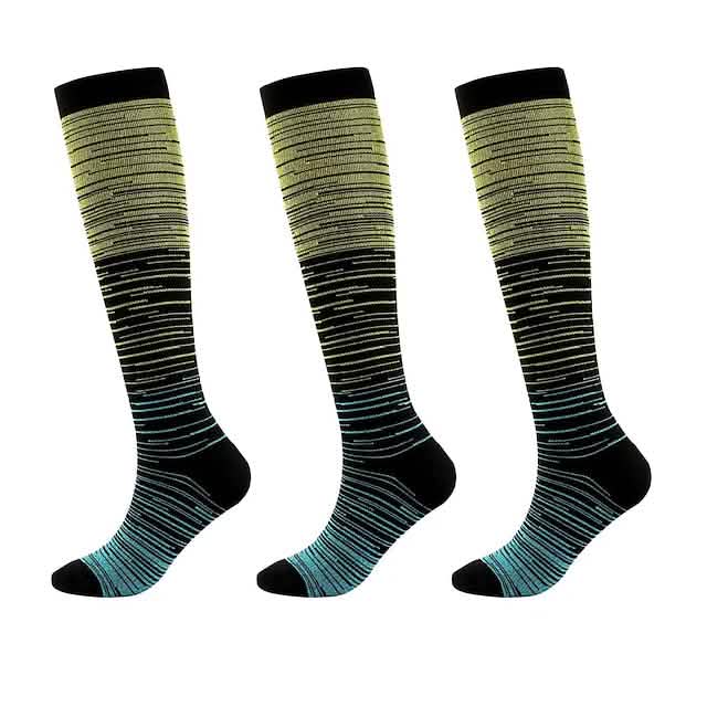 Gradient Compression Socks (3-Pack)