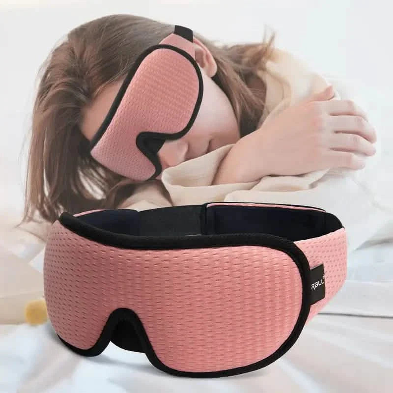 3D Blackout Sleep Mask — Contoured & Comfortable