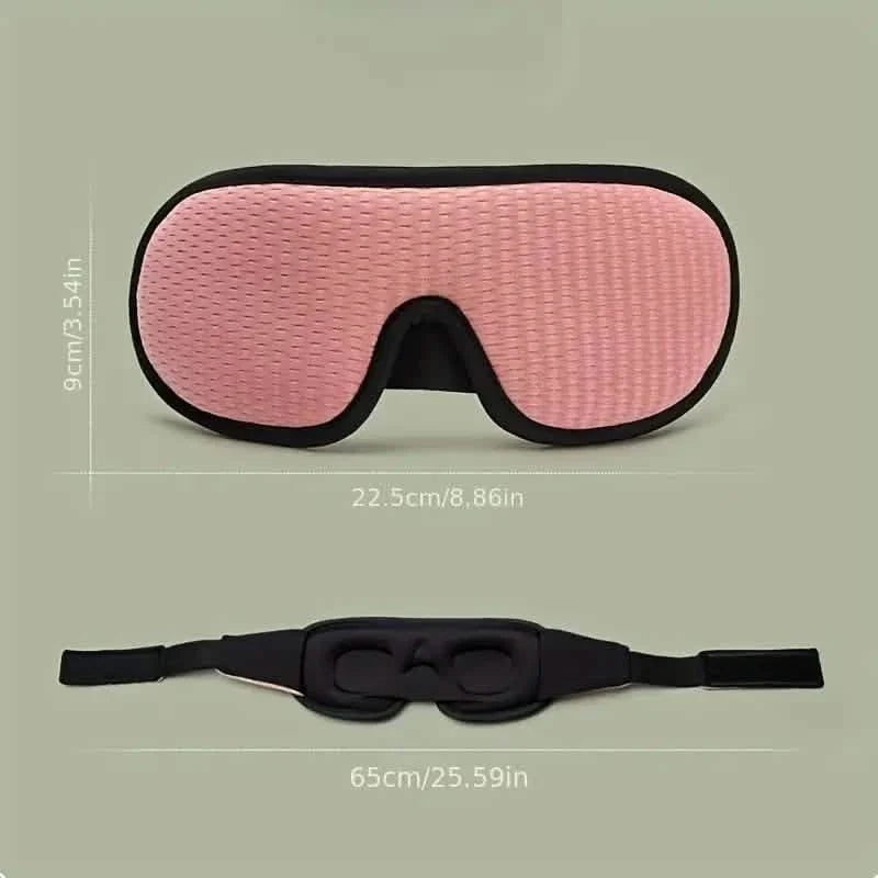 3D Blackout Sleep Mask — Contoured & Comfortable