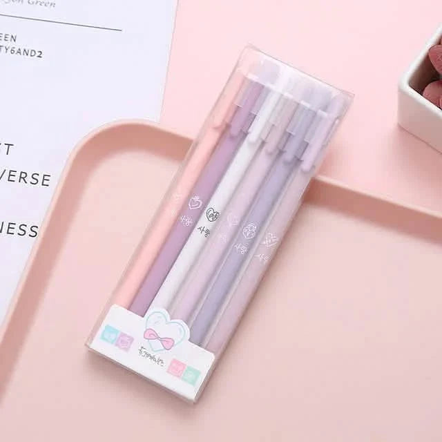 Morandi Gel Pens for Book Annotation & Journaling (4-Pack)