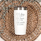 Inspirational Stainless Steel Tumbler – Double Wall Insulated 20 Ounce Cup