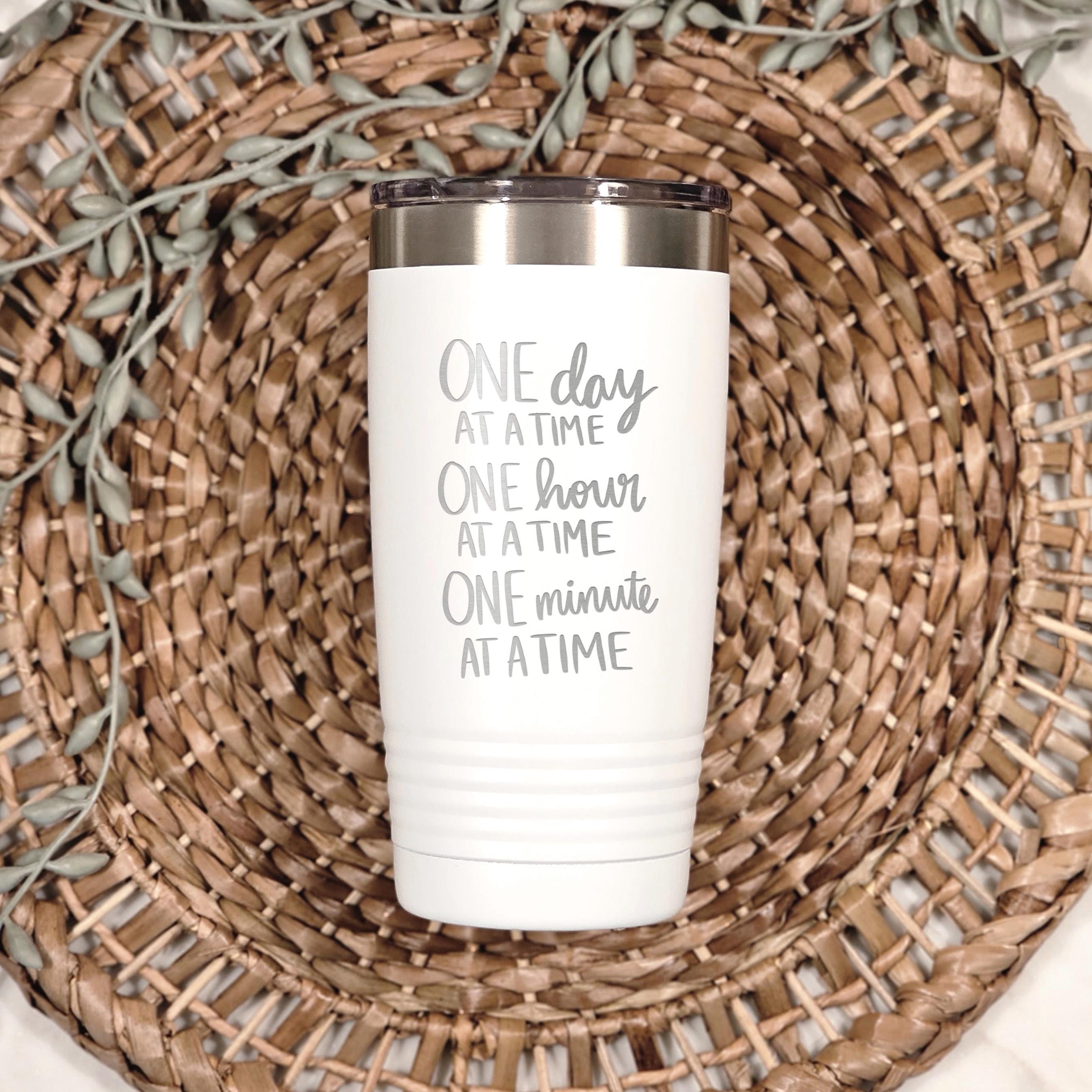 Inspirational Stainless Steel Tumbler – Double Wall Insulated 20 Ounce Cup