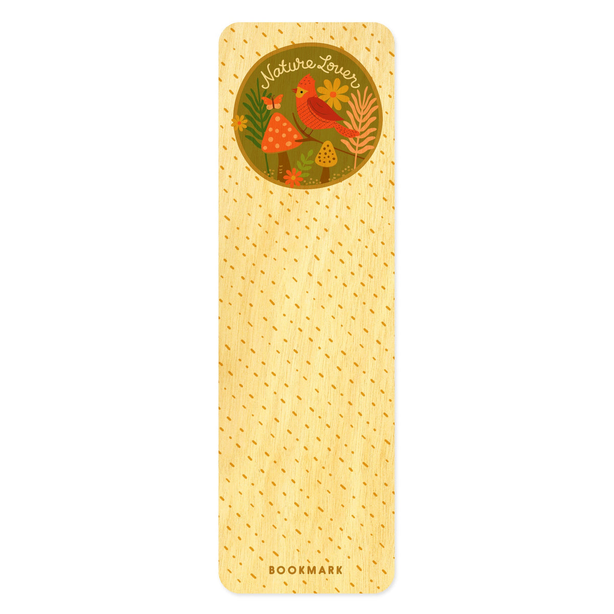 Nature Lover Wood Bookmark