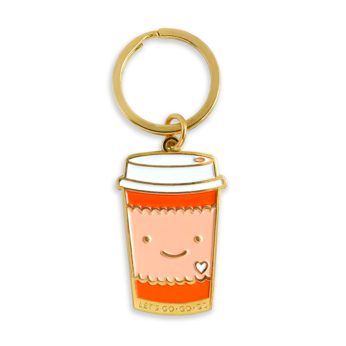Coffee Buzz Keychain + Pin Gift Set