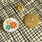 Flowers Enamel Pin