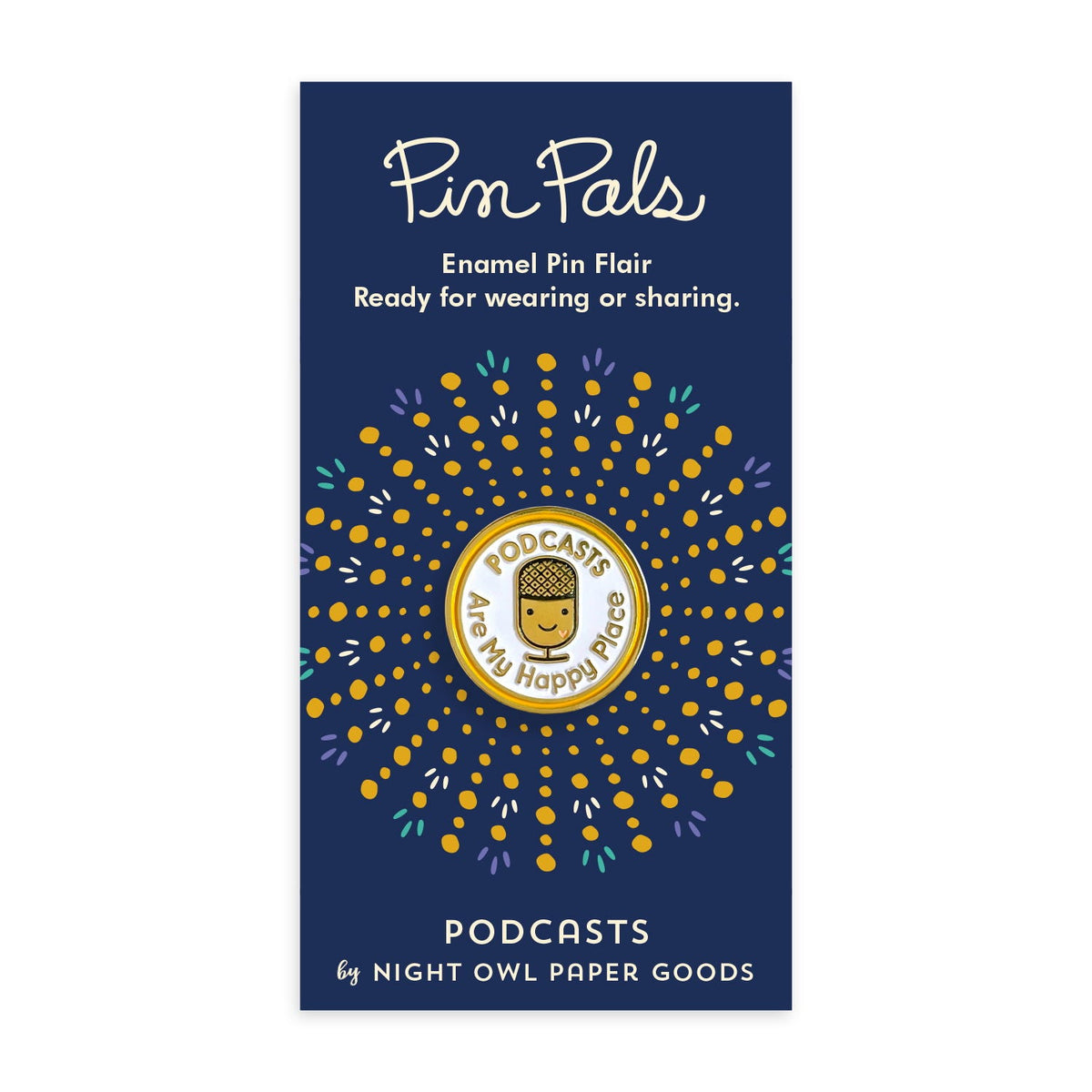 Podcasts Enamel Pin