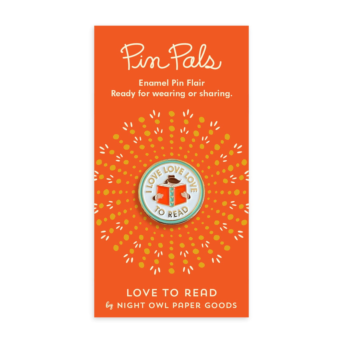 Love to Read Enamel Pin