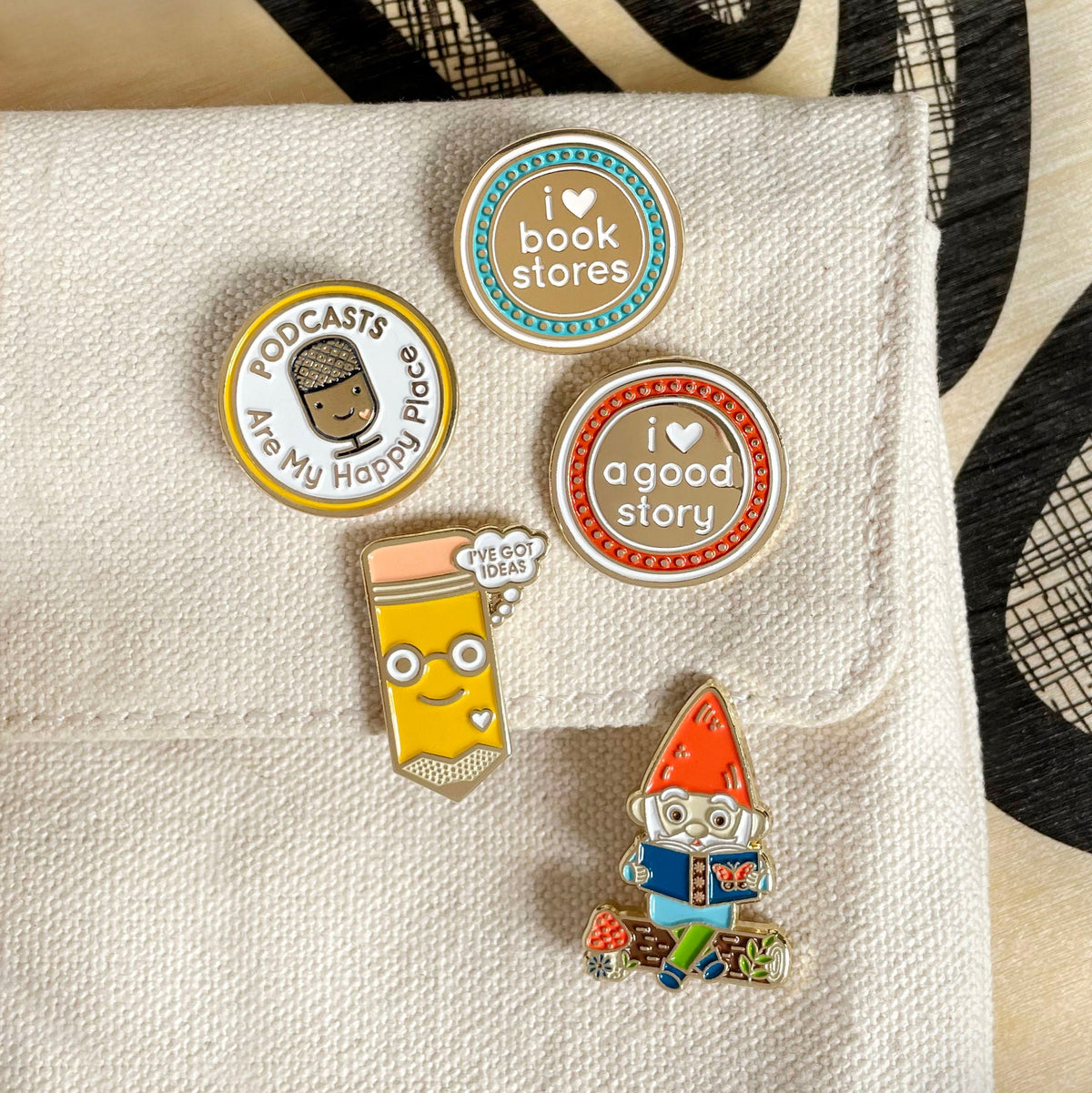 Podcasts Enamel Pin