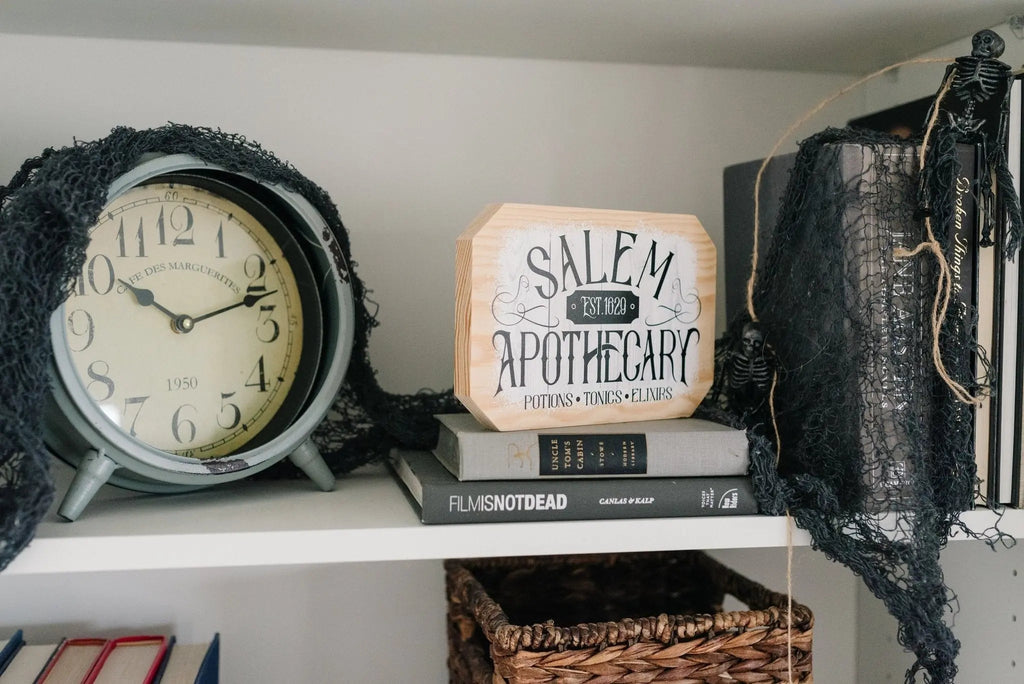 Salem Apothecary Wood Sign