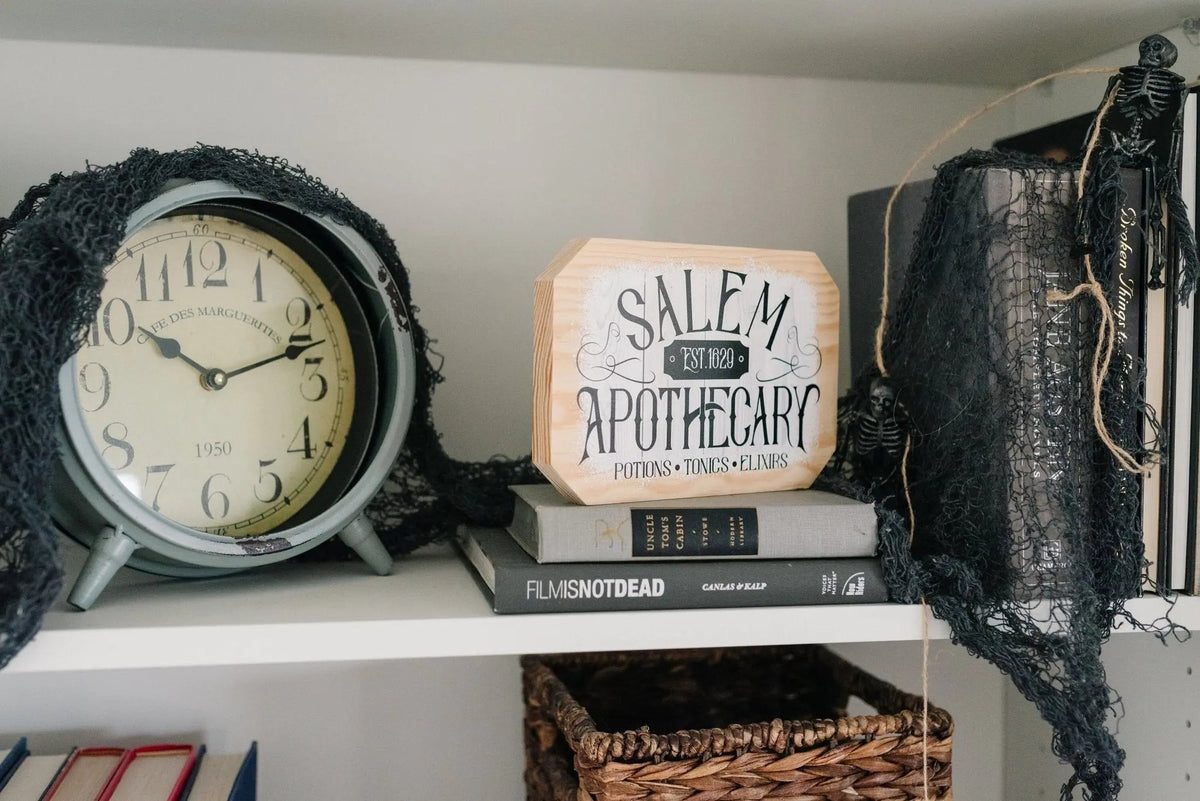 Salem Apothecary Wood Sign