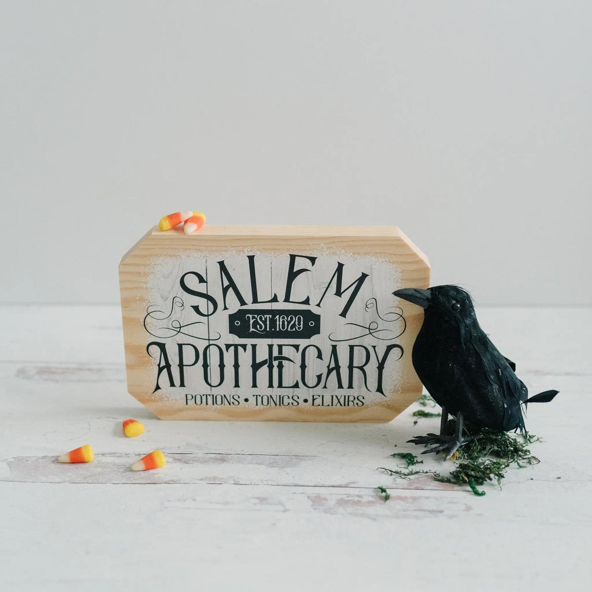 Salem Apothecary Wood Sign