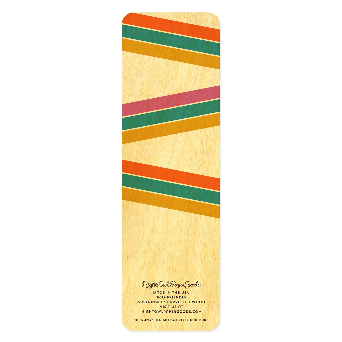 Read Every Day Wood Bookmark