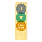 Book Club Mini Wood Bookmark