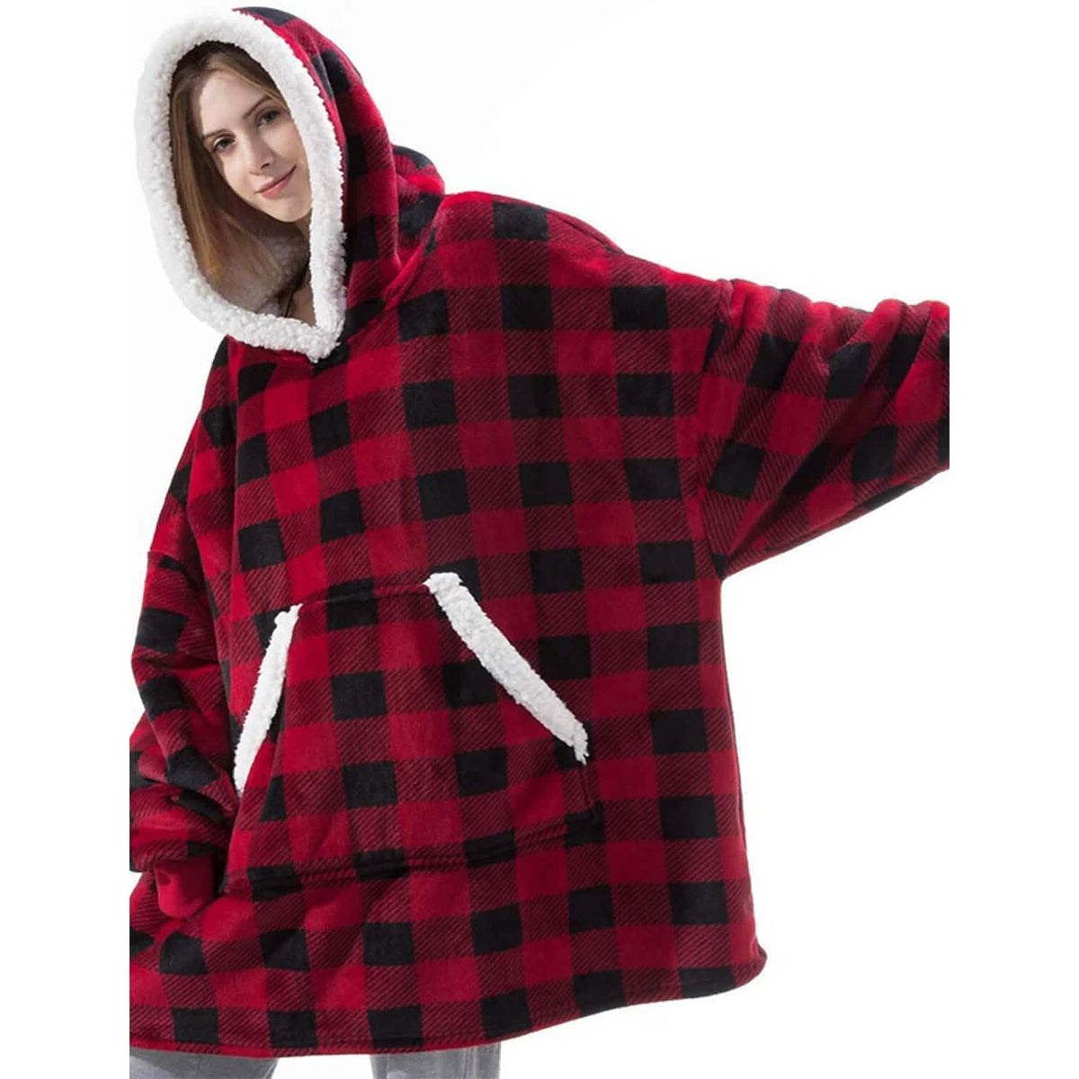 Wearable Blanket – Oversized Hoodie Blanket